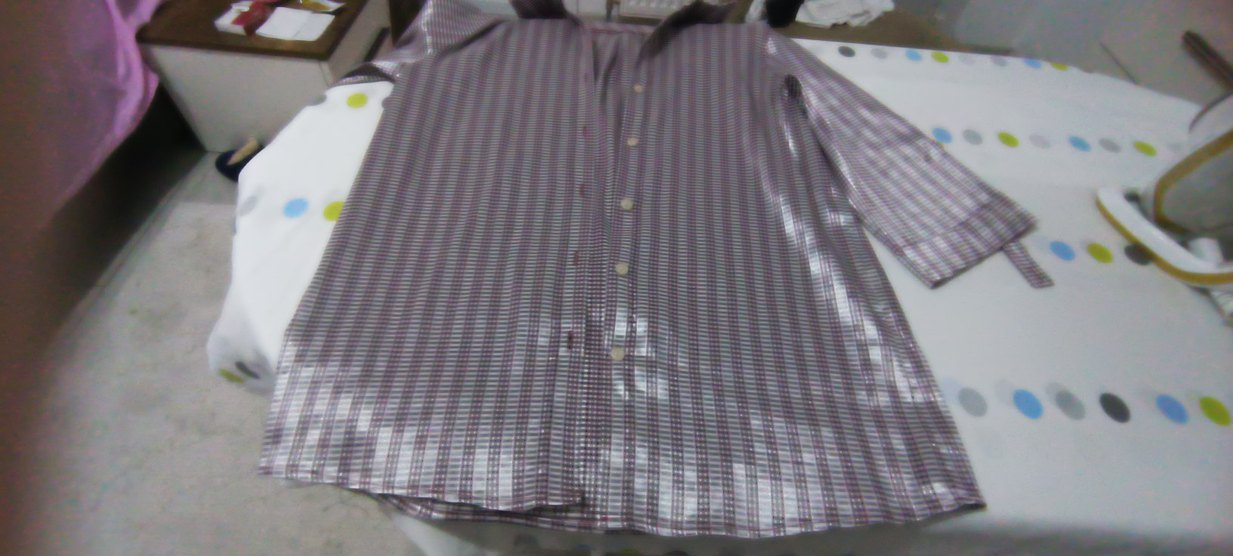 Bordo Parlak Düğmeli Bayan Gömlek - Görsel 3