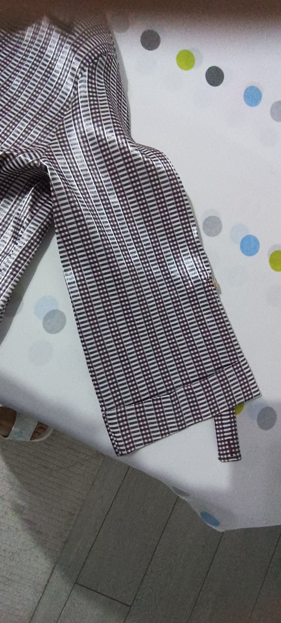 Bordo Parlak Düğmeli Bayan Gömlek - Görsel 2