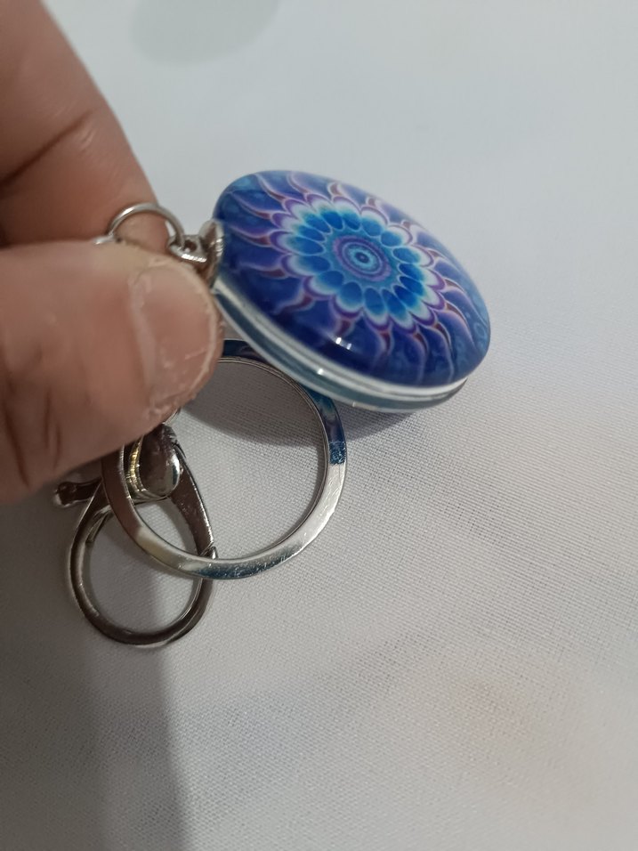 Renkli Zincir Detaylı Bohem Anahtarlık - Görsel 2