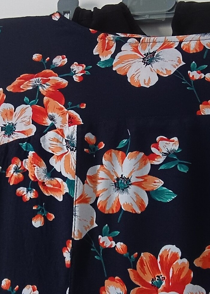 Elbise çiçekli uzun - Görsel 3