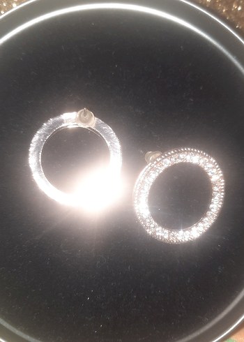 taşlı bijuteri küpe - Görsel 3