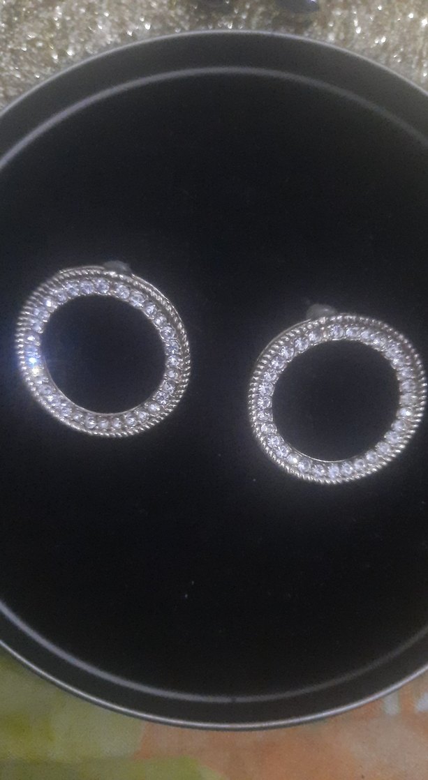 taşlı bijuteri küpe - Görsel 2