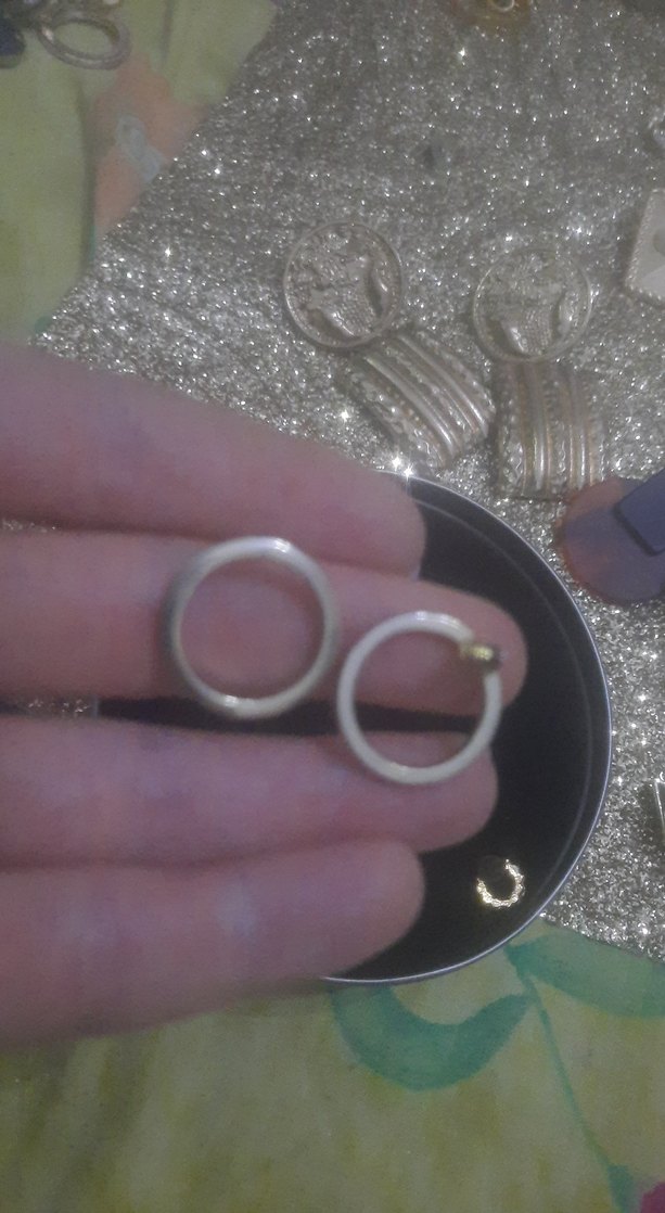 Altın Renk Mini Rock Punk Küpe Seti - Görsel 5