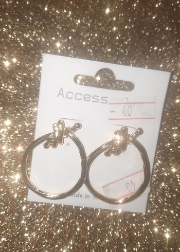 Mini Altın Küpe yeni etiketli - Görsel 3