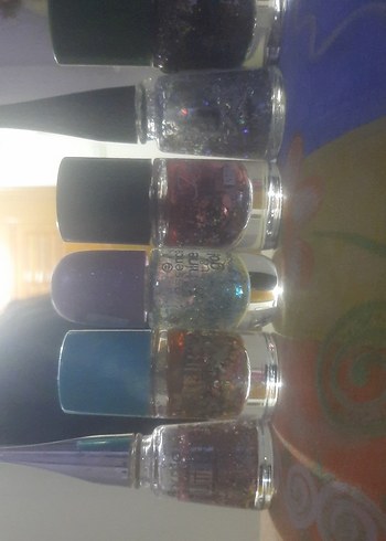 simli Renkli Işıltılı ojeler - Görsel 10