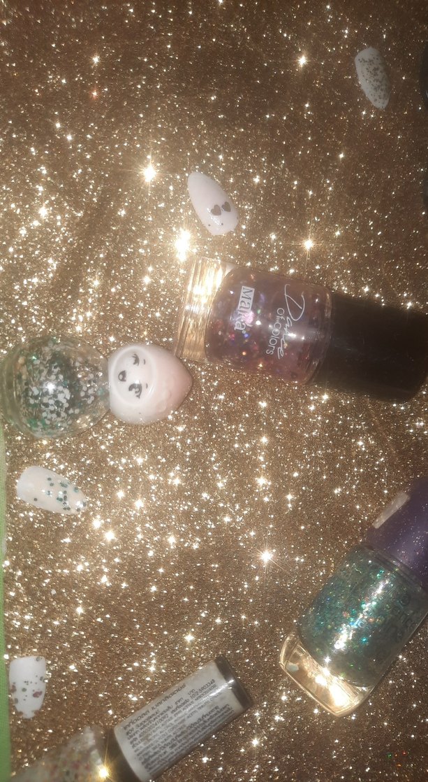 simli Renkli Işıltılı ojeler - Görsel 2