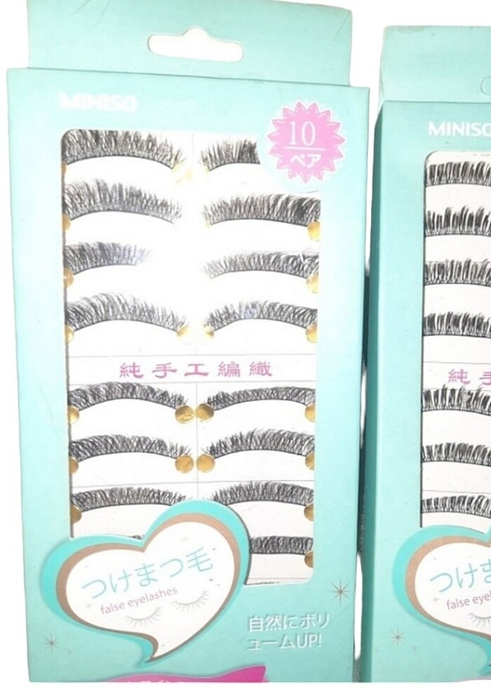 Gece takma kirpik 10 lu yeni etiketli miniso - Görsel 3