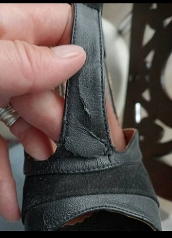 40 Beden Dolgu topuk ayakkabi