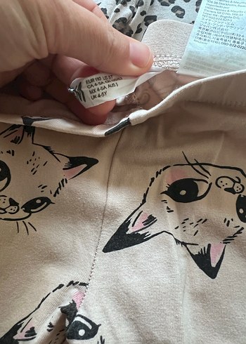 H&M Kız Çocuk Baskılı Pamuklu Tayt