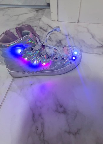 Skechers Twinkle Toes Parlak Kanatlı Spor Ayakkabı - Görsel 8