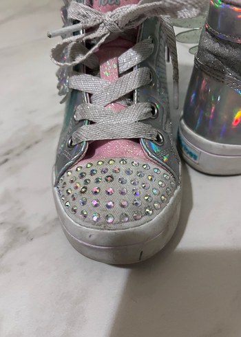 Skechers Twinkle Toes Parlak Kanatlı Spor Ayakkabı - Görsel 4