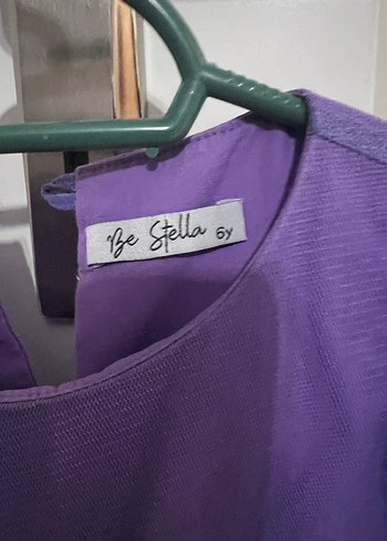 Kız Çocuk Mor Fırfırlı Kolsuz Elbise - Görsel 3