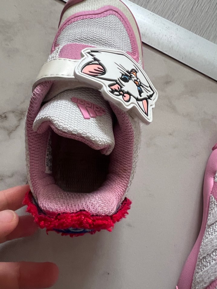 Adidas Kız Çocuk Pembe Cırt Cırtlı Spor Ayakkabı - Görsel 4