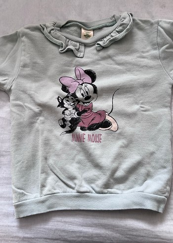 3 ade Kız Çocuk Pamuklu Uzun Kollu Sweatshirt - Görsel 5