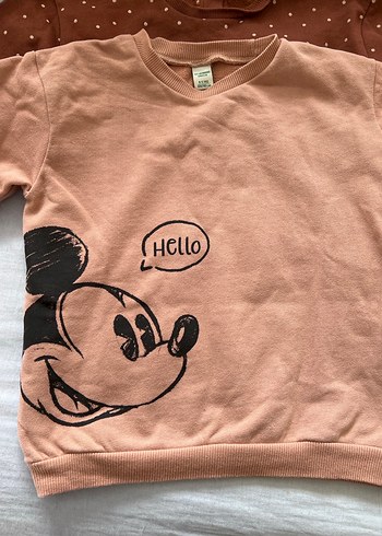 3 ade Kız Çocuk Pamuklu Uzun Kollu Sweatshirt - Görsel 2