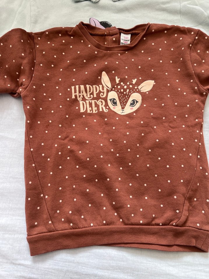 3 ade Kız Çocuk Pamuklu Uzun Kollu Sweatshirt - Görsel 3