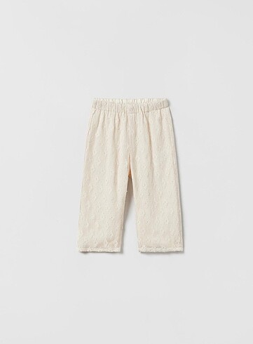 Zara dantel örgü pantolon
