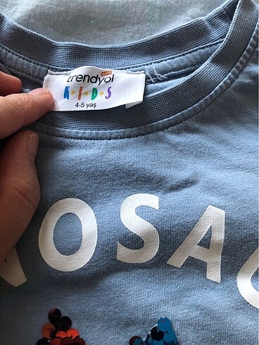 4 Yaş Beden mavi Renk Milla 3 adet erkek çocuk tshirt