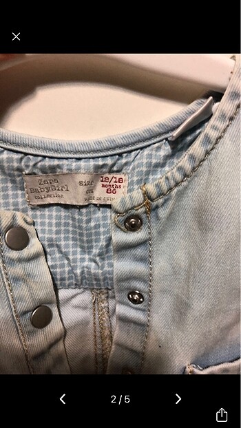 Zara Zara jean tulum
