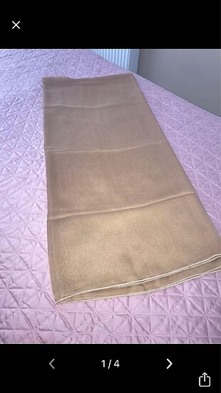 Janjanlı şifon gold şal