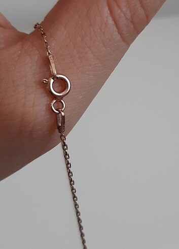 Diğer 925 ayar rose yeni kutusunda kolye
