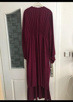 38 Beden bordo Renk Tuay elbise
