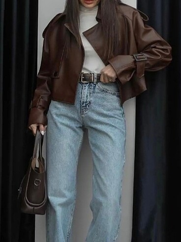 Deri ceket havoş model