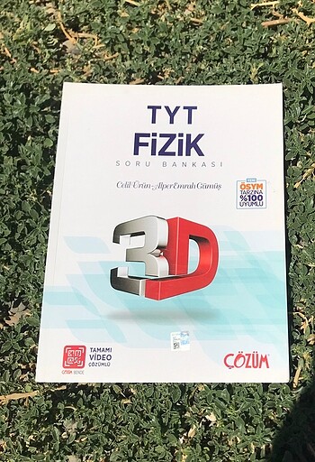 3D çözüm yayınları tyt fizik soru bankası