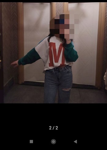 Mavi Jeans Renkli Baskılı Kadın Sweatshirt