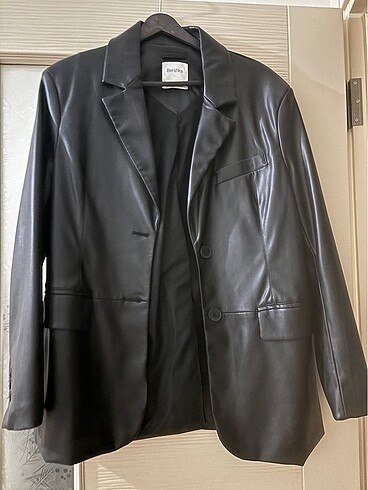 Bershka Deri Blazer