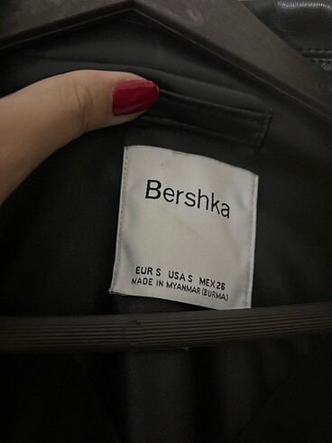 s Beden Bershka Deri Blazer