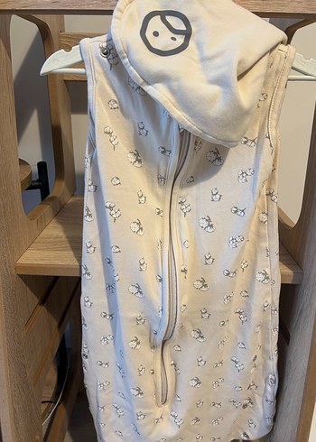 Organik Pamuklu Çocuk Uyku Tulumu pelerinli Little gusto 0-6 ay - Görsel 2