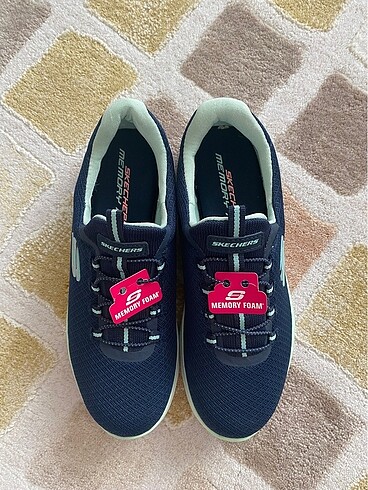 37 Beden lacivert Renk Skechers Memory Foam Kadın Spor Ayakkabı