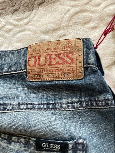 29 Beden mavi Renk GUESS KOT PANTOLON y2k grunge