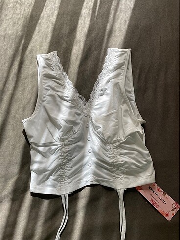 beyaz crop lolita fairycore y2k grunge beyaz crop