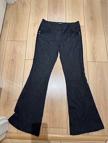 İspanyol Paça Likralı Pantalon