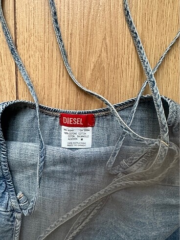 36 Beden Askili Jean Mini Elbise