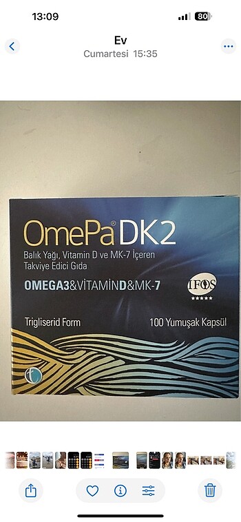 Diğer Omega 3 /D ve K Viramini