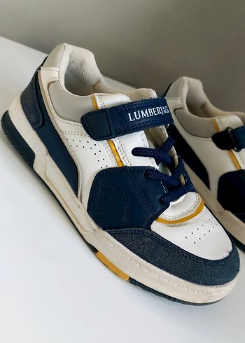 36 Beden mavi Renk Lumberjack Lacivert-Beyaz Erkek Çocuk Spor Ayakkabı