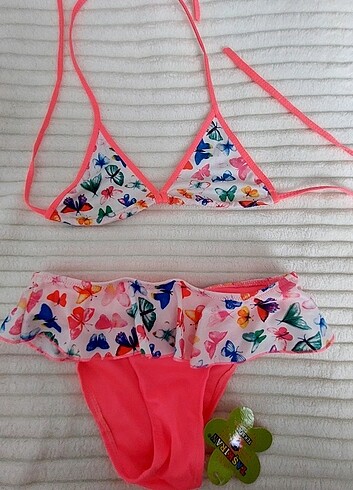 8 Yaş Beden Kız çocuk bikini mayo