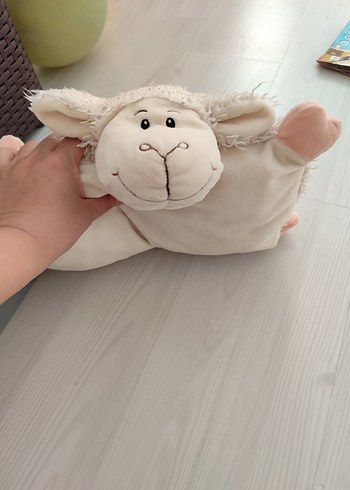 Beyaz Peluş Kuzu Oyuncak