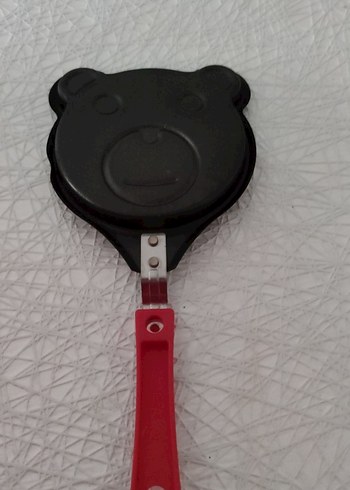 Diğer Kırmızı Saplı Ayı Figürlü Tava
