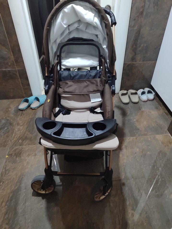 Kahverengi Bebek Arabası - Görsel 5
