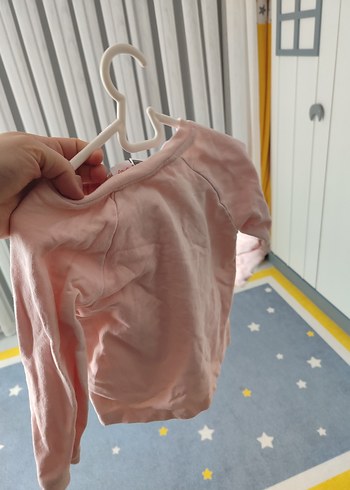 Kız Çocuk Pembe Minnie Baskılı Pamuklu ikili takim - Görsel 2