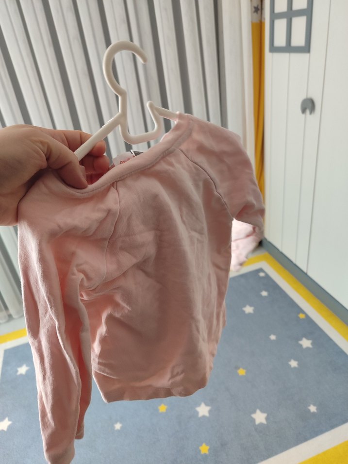 Kız Çocuk Pembe Minnie Baskılı Pamuklu ikili takim - Görsel 2