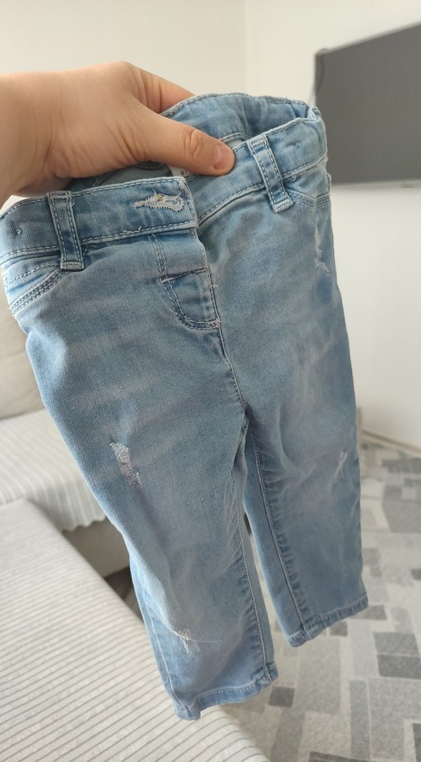 Nakışlı Örgü Beyaz Kız Çocuk Kazak-Pantalon takım - Görsel 3