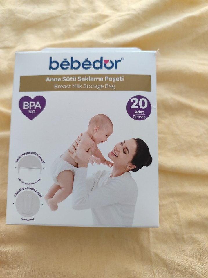 Bebédor 20'li Göğüs Sütü Saklama Poşeti - Görsel 2