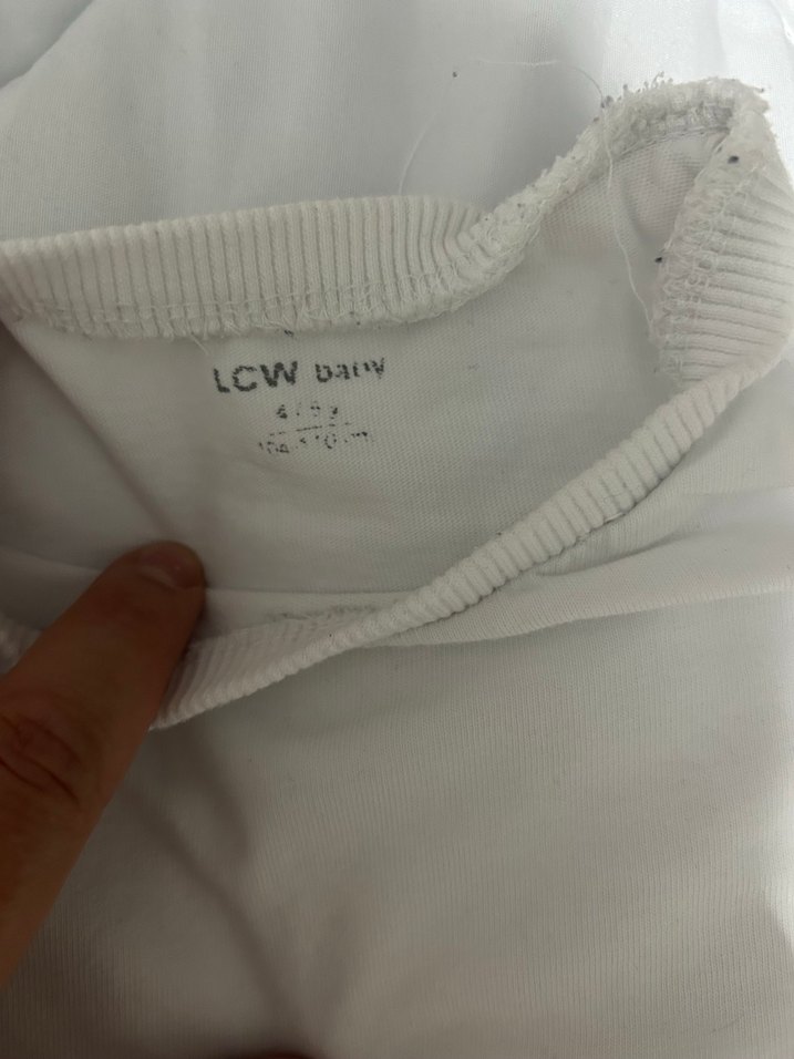 Çocuk Uzun Kollu Beyaz Atlet - Görsel 2