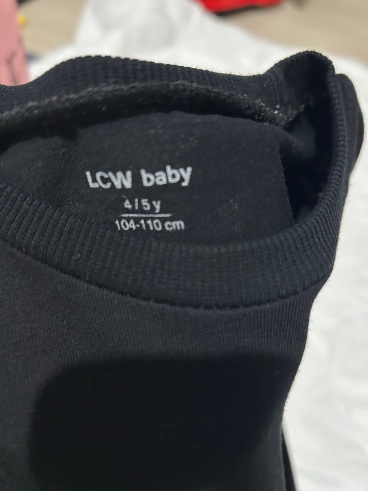 Siyah Erkek Çocuk Uzun Kollu Sweatshirt - Görsel 2