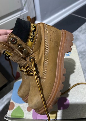 CAT Kahverengi Deri erkek çocuk Bot - Görsel 2